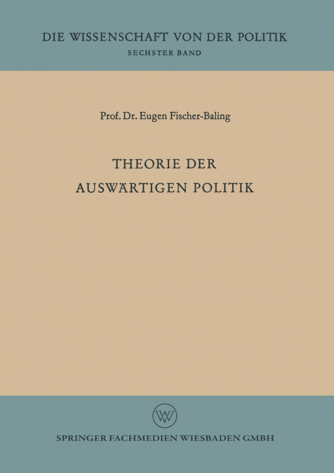 Theorie Der Auswartigen Politik