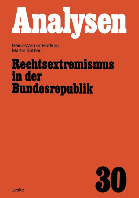 Rechtsextremismus in der Bundesrepublik