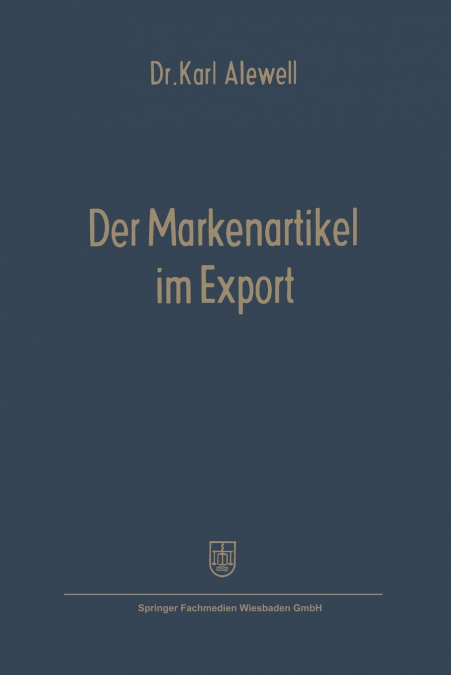 Der Markenartikel im Export