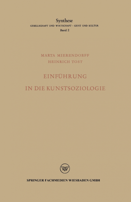 Einfuhrung in Die Kunstsoziologie