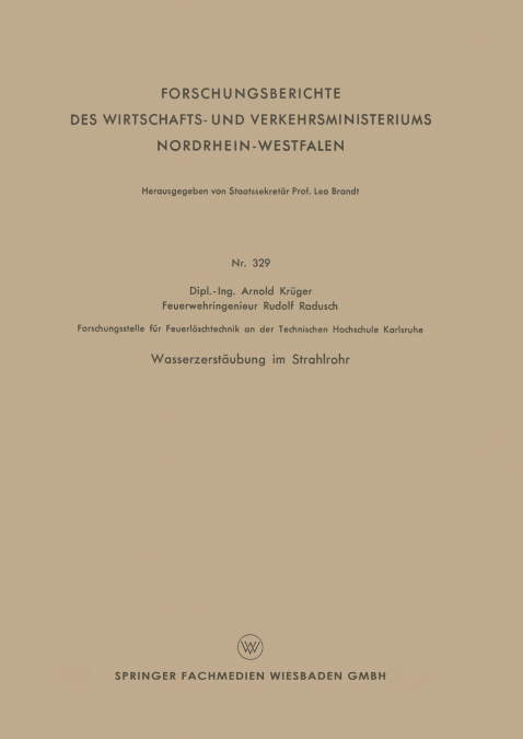 Wasserzerstaubung Im Strahlrohr