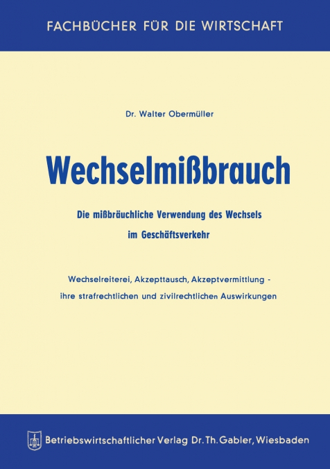 Wechselmissbrauch