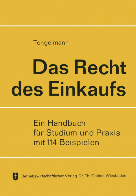 Das Recht des Einkaufs