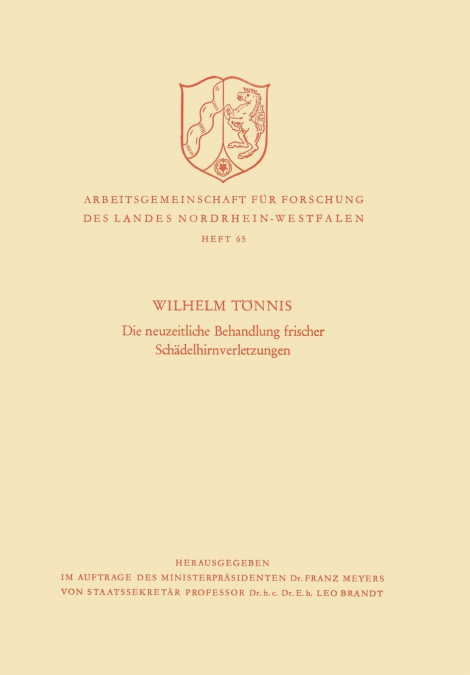 Die Neuzeitliche Behandlung Frischer Schadelhirnverletzungen