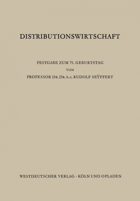 Distributionswirtschaft
