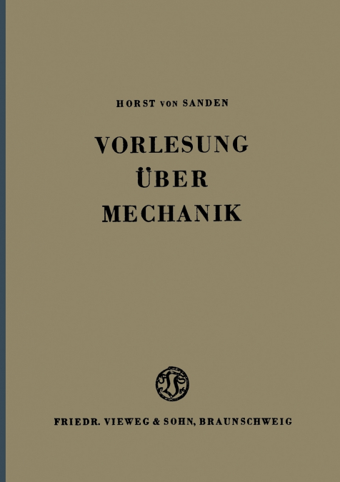 Vorlesung über Mechanik