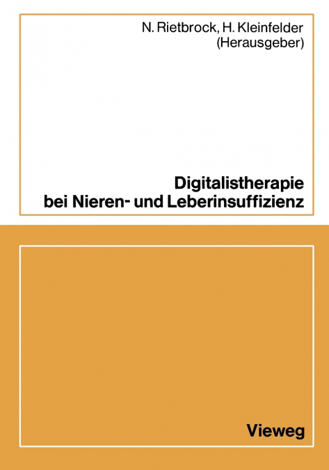 Digitalistherapie Bei Nieren- Und Leberinsuffizienz
