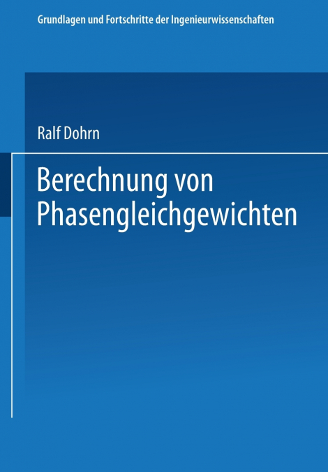 Berechnung Von Phasengleichgewichten