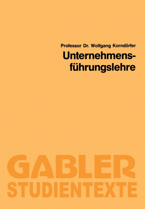 Unternehmensführungslehre