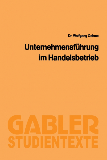 Unternehmensfuhrung Im Handelsbetrieb