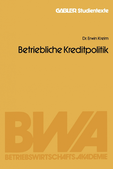 Betriebliche Kreditpolitik