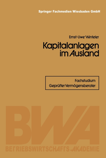 Kapitalanlagen Im Ausland