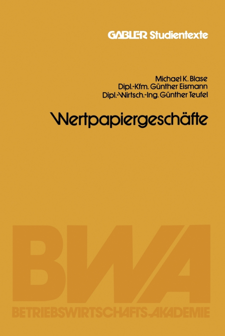 Wertpapiergeschafte