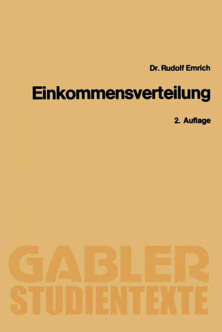 Theorie der Einkommensverteilung