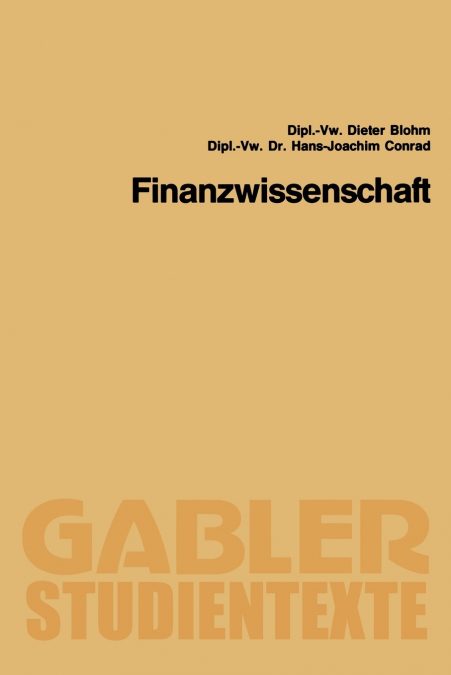 Finanzwissenschaft