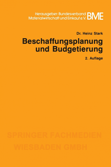 Beschaffungsplanung und Budgetierung
