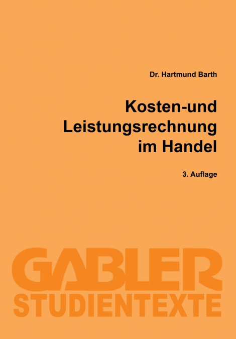 Kosten- Und Leistungsrechnung Im Handel