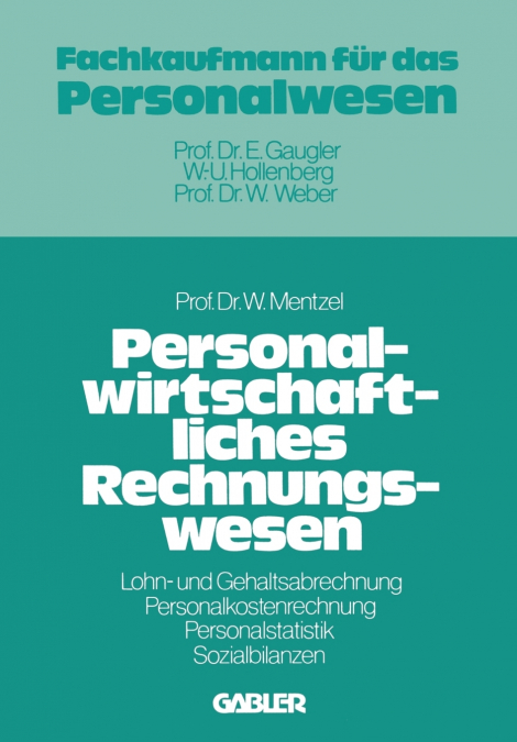Personalwirtschaftliches Rechnungswesen
