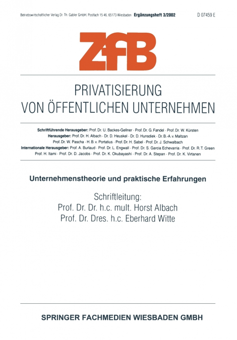 Privatisierung Von Offentlichen Unternehmen