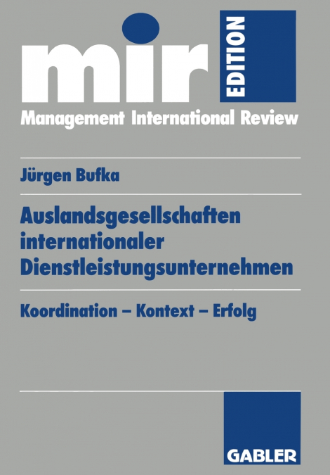 Auslandsgesellschaften internationaler Dienstleistungsunternehmen