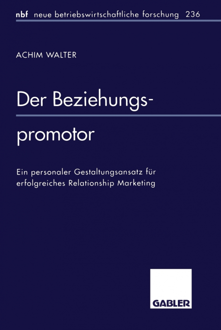 Der Beziehungspromotor