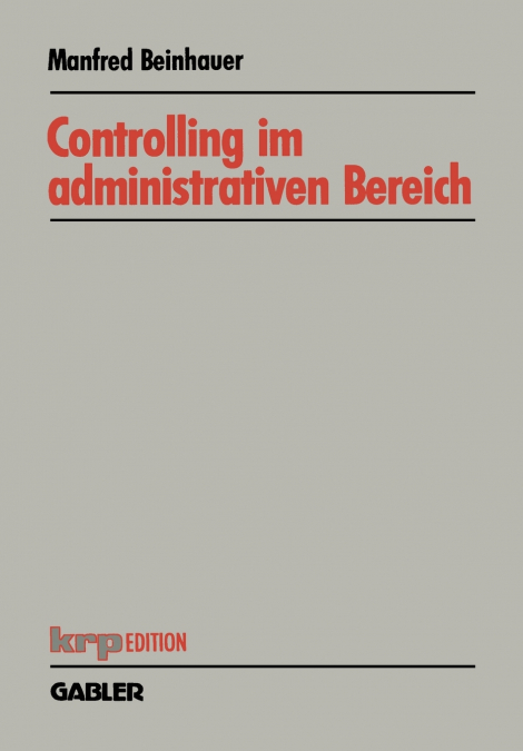 Controlling im administrativen Bereich