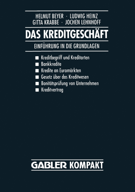 Das Kreditgeschaft