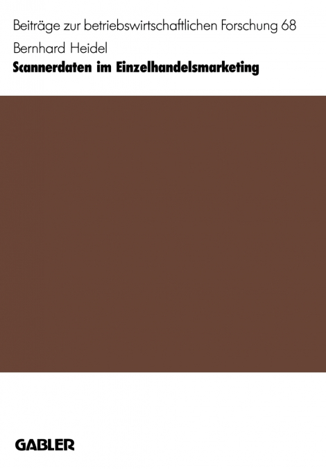 Scannerdaten im Einzelhandelsmarketing