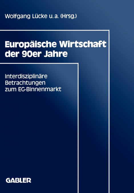 Europäische Wirtschaft der 90er Jahre