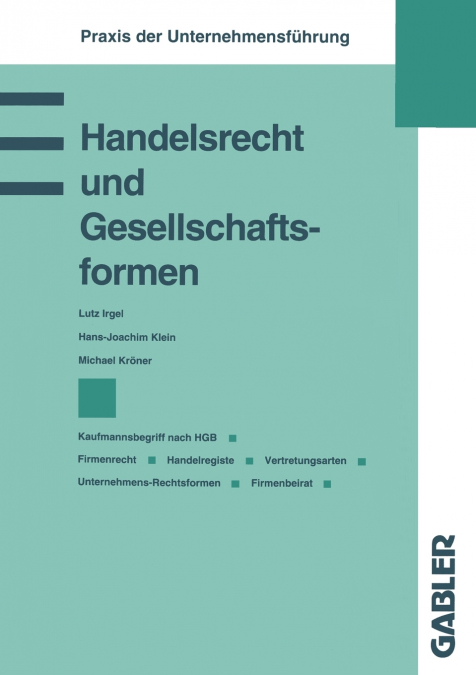 Handelsrecht Und Gesellschaftsformen