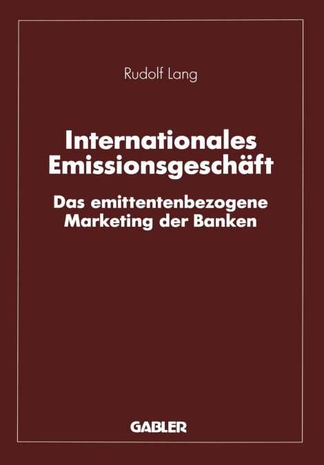 Internationales Emissionsgeschäft
