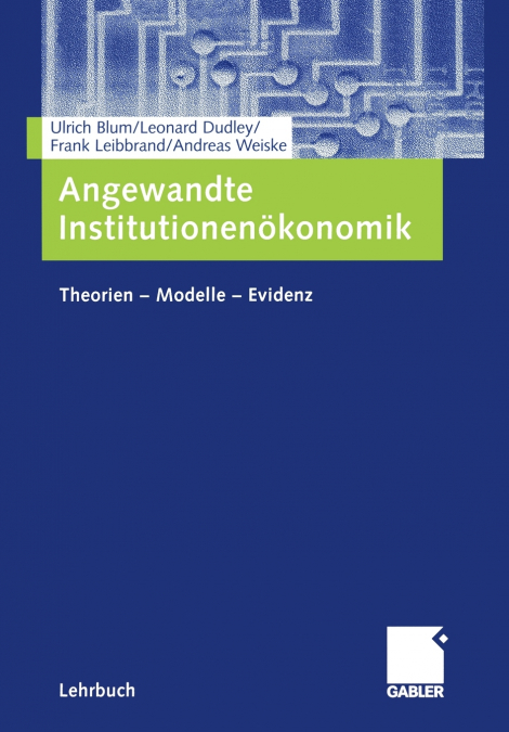 Angewandte Institutionenökonomik