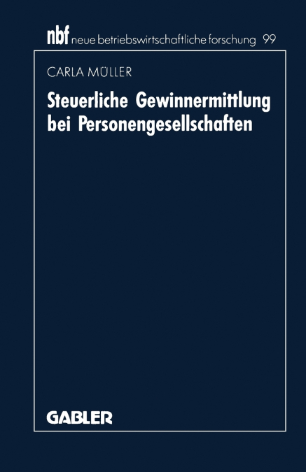 Steuerliche Gewinnermittlung Bei Personengesellschaften