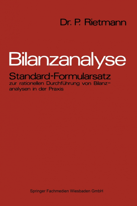 Bilanzanalyse
