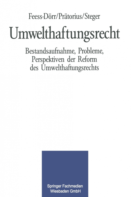 Umwelthaftungsrecht