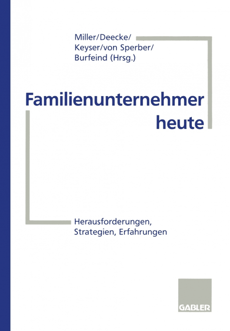 Familienunternehmer heute