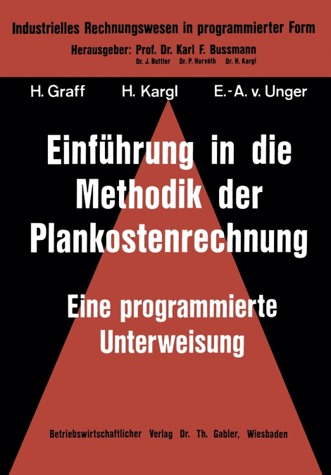Einführung in die Methodik der Plankostenrechnung