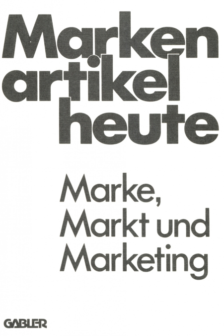 Markenartikel heute