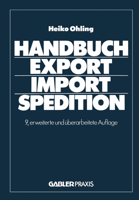 Handbuch Export Import Spedition