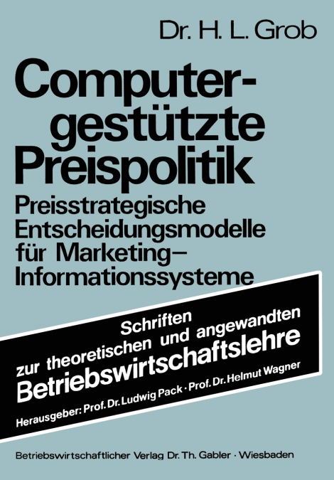 Computergestutzte Preispolitik