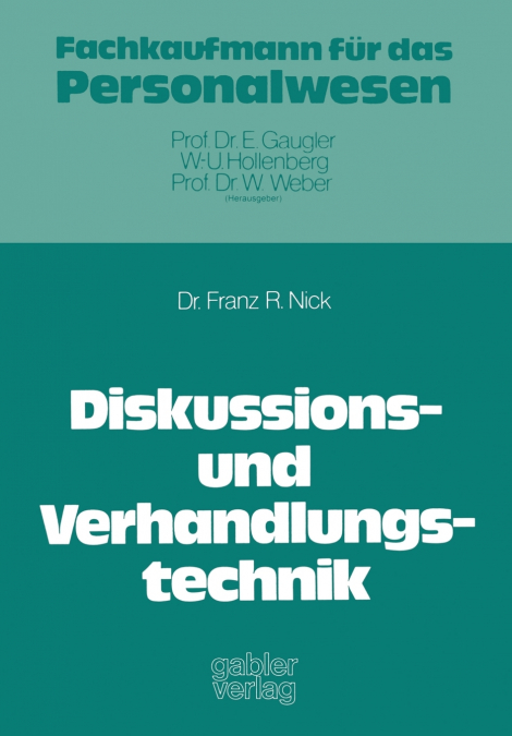Diskussions- und Verhandlungstechnik