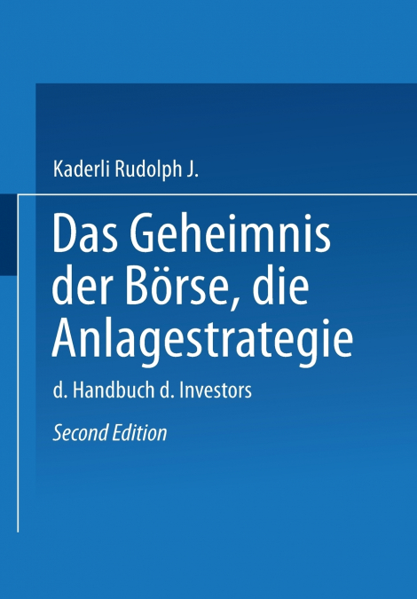 Das Geheimnis Der Borse
