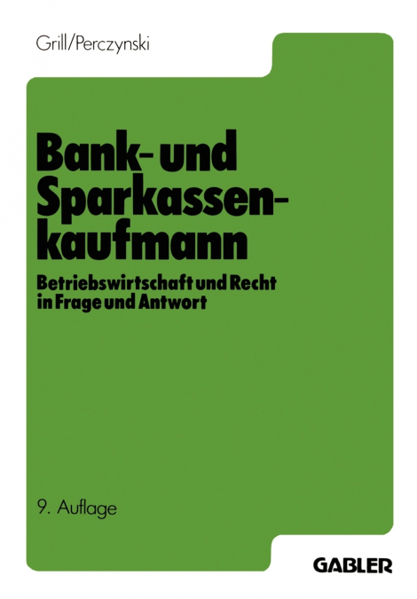 Der Bank- und Sparkassenkaufmann