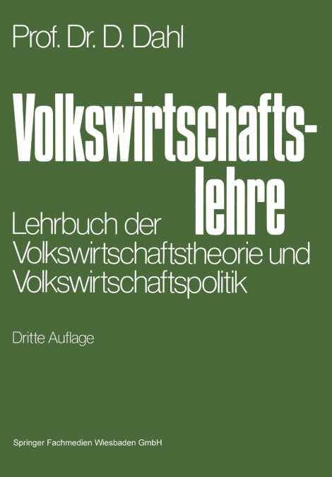 Volkswirtschaftslehre