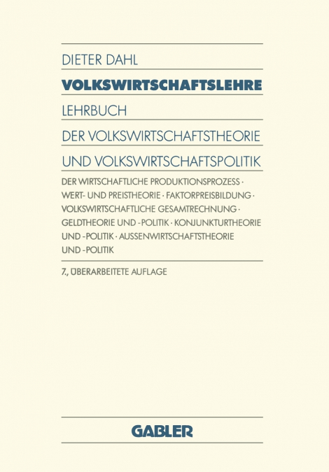 Volkswirtschaftslehre