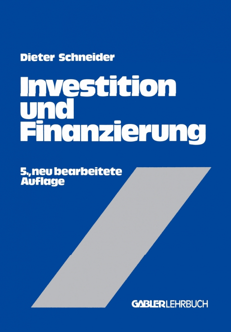Investition Und Finanzierung