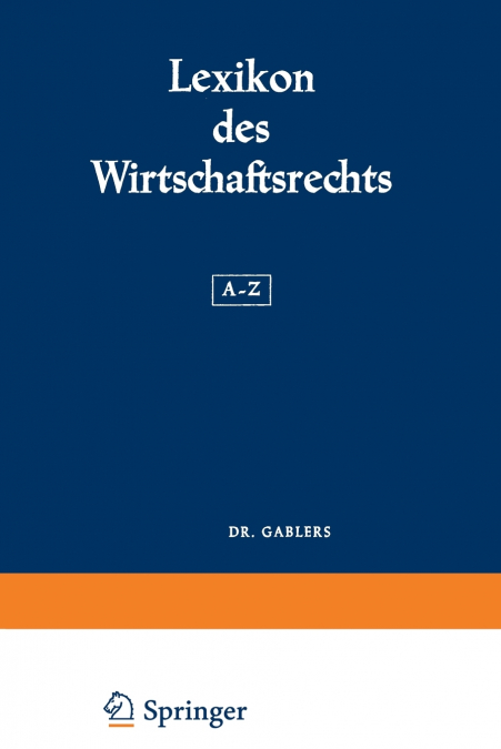 Lexikon Des Wirtschaftsrechts