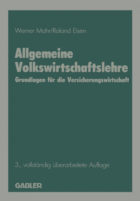 Allgemeine Volkswirtschaftslehre