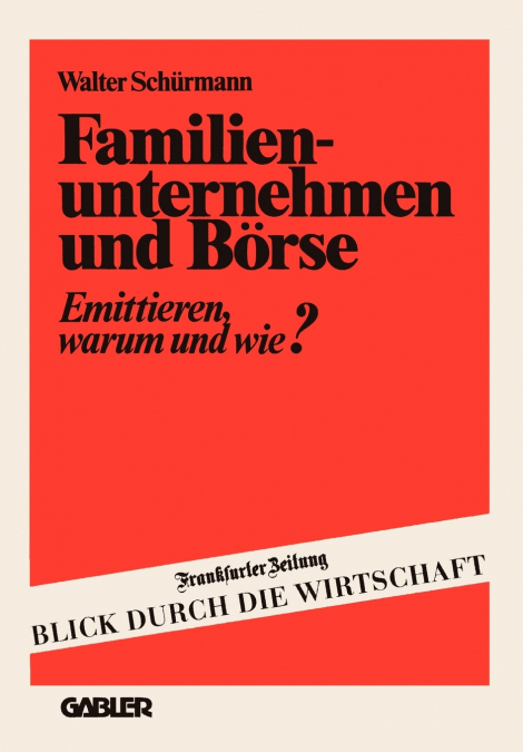 Familienunternehmen und Börse