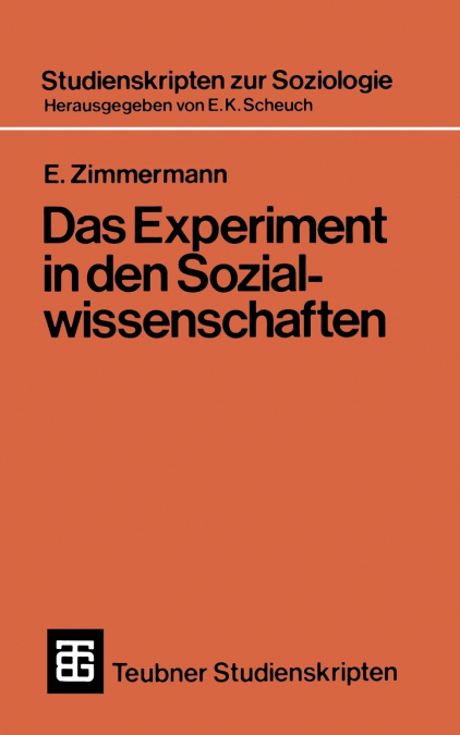 Das Experiment in Den Sozialwissenschaften